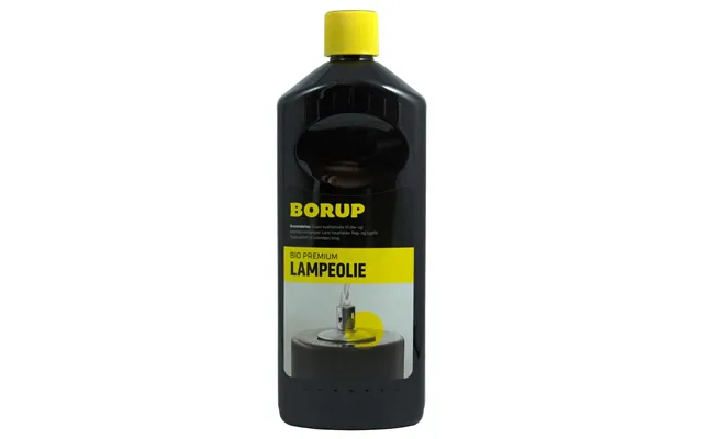 Lampeolie Bio Premium Borup Lugtsvag Højkvalitetsolie Indendørs Brug 1 Ltr,1 Ltr Fl