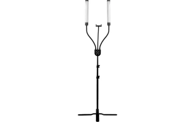 Led-lampe Til Hår Og Makeup Polluks Iv Msp-mj-02 Sort - Med Fjernbetjening