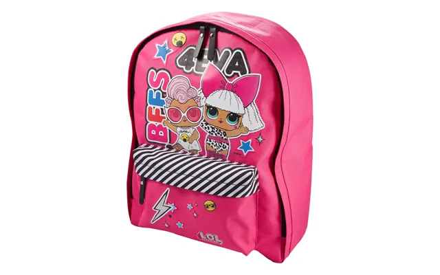 L.o.l. Surprise Together 4eva Backpack With Front Zipped Pocket With Padded Adjustable Shoulder Straps