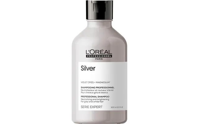 L'oral Professionnel Expert Silver Shampoo For Damaged And Colored Hair Neutralizing Shampoo For Gray And White Hair