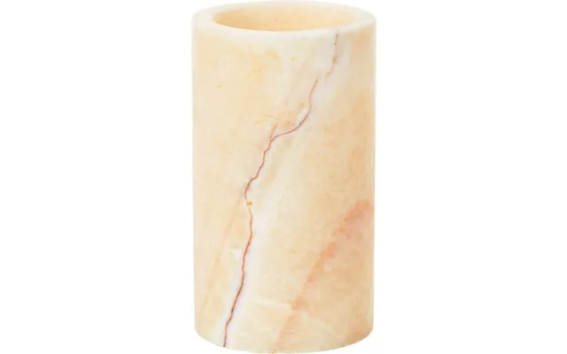 Lysestage, Duni Mineral, 70x125mm, Ø70mm, Beige, Sten - 4 Stk