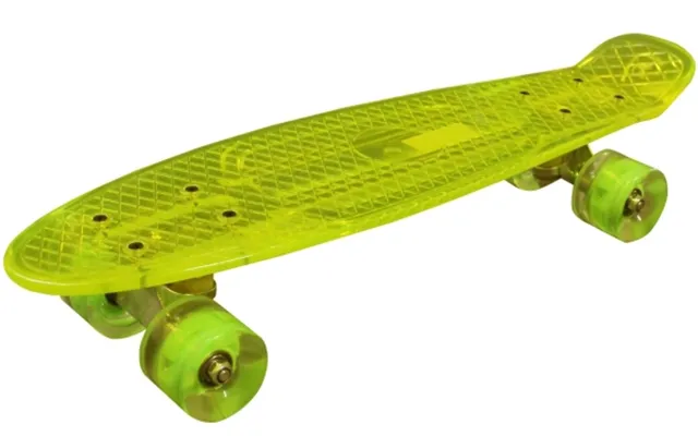 Mcu-sport Gult Transparent Led Skateboard M Led Lys Abec7