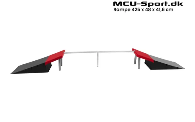 Mcu-sport Skate Rampe Grind Rail Sæt 425 X 48 X 41,6 Cm