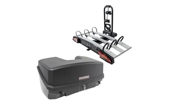 Menabo Mizar Bagageboks 300l Sort Alcor Bundle