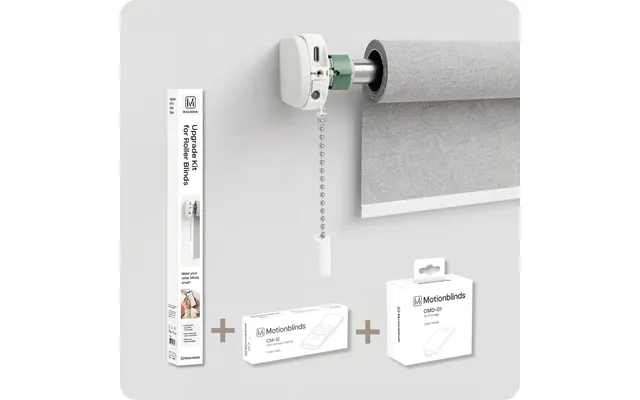 Motionblinds Opgraderingssæt Starterkit Opgraderingssæt Til Rullegardiner Bro 1c-fjernbetjening