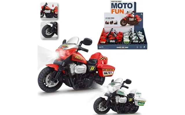 Motorcykel Politilys Og Lyd Mix