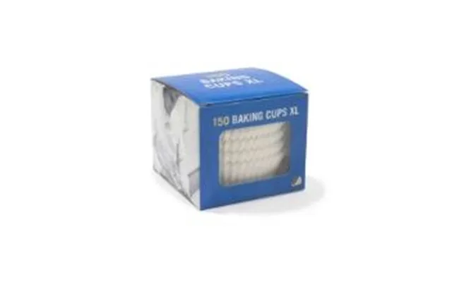 Muffinsform Xl 60x25 Mm Papir Hvid,150 Stk Pk