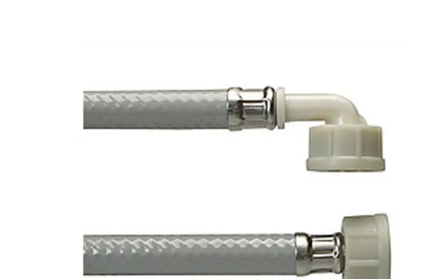 Neoperl Tilslutningsslange - 3 4x3 4x3,5m Til Vaskemaskine Pvc Grå Lige Vink Oml