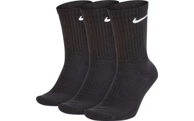 Nike Cushion Crew Strømper 3-pak Herre Sort 34-38