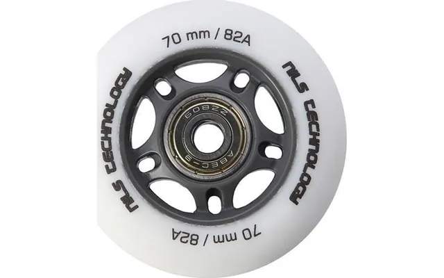 Nils Extreme Pu 70x24 82a Mat Hvide 4 Stk Abec-9 8 Stk Sæt