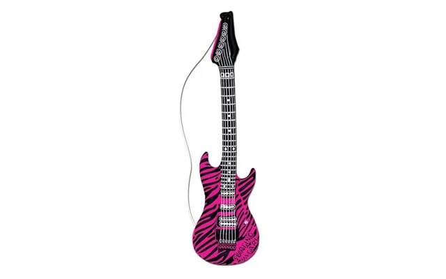 Oppustelig Guitar Pink Zebra