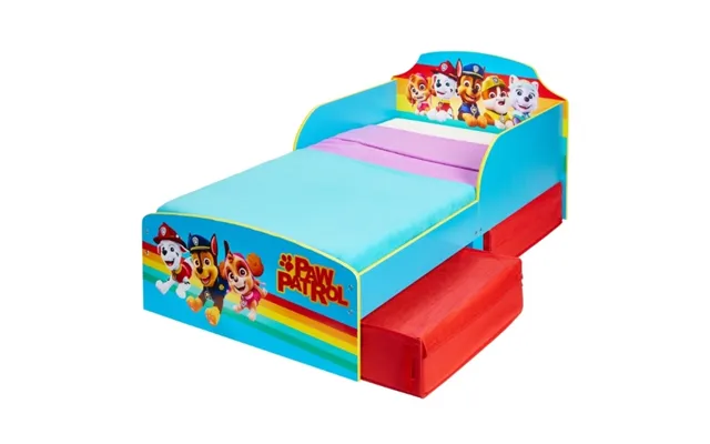 Paw Patrol Juniorseng Med Bund Og 2 Store Opbevaringsskuffer