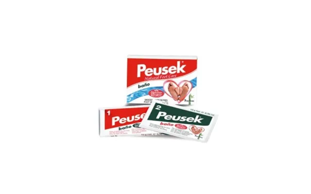 Peusek Peusek Antiperspirant Foot Bath 2 Sachets Of 20 Grams