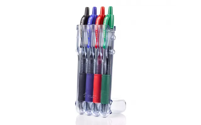 Pilot G-2 Gelpen M Klik Set-2-go 0,7 Mm Basic Ass. Farver