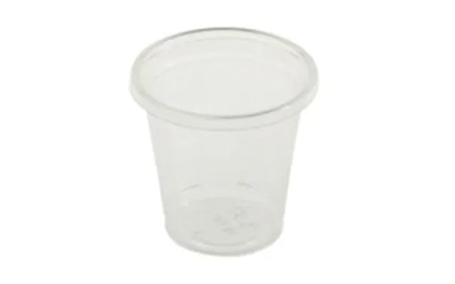 Plastglas 3 Cl Snapseglas Ø45xh45mm Bionedbrydelig Pla Klar - 30 Pakker X 100 Stk