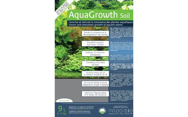 Prodibio Aquagrowth Soil 9 L Pro868 Bacterkit Soil 6 Amp Akvariesubstrat Til Ferskvand