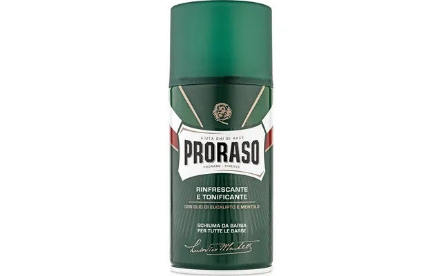 Proraso Green Shaving Foam 300 Ml Refreshing Shaving Foam With Eucalyptus