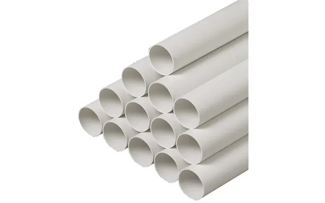 Rør 2 Meter Ø51mm Hvid Plast