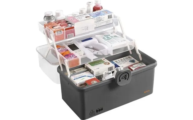 Ruhhy 24499 Medicinarrangør & Pilleæske Praktisk Doseringsæske Til Piller & Vitaminer