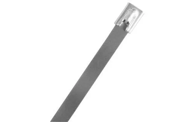 Rustfri Kabelbinder I 316 Stål, Med Låsekugle 4,6x362mm - 100 Stk