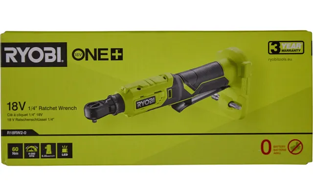 Ryobi R18rw2-0 Skraldenøgle 1 4 18v - Solo