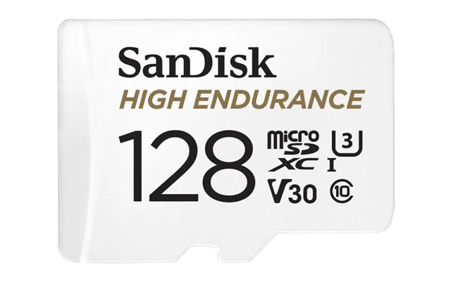 Sandisk High Endurance - Flashhukommelseskort Microsdxc Til Sd Adapter Inkluderet