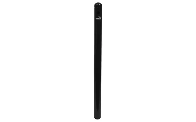 Securit Smoker Pole I Rustfrit Stål Med Sort Finish - Ekskl. Fod