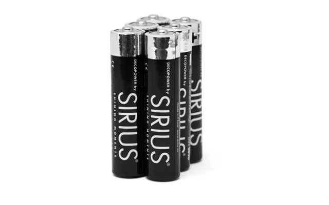 Sirius Decopower Aaa-batterier - 6 Stk