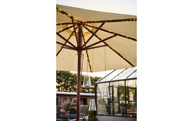 Sirius Sol-sejl Parasol - 128 Led