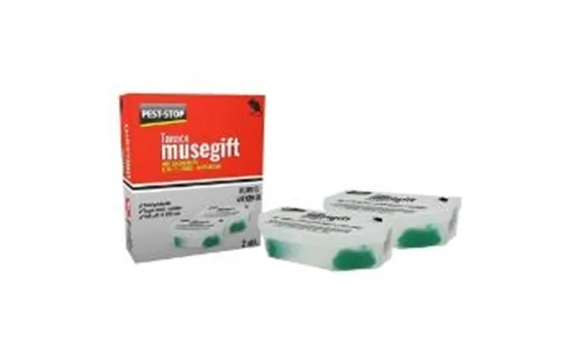 Skadedyrsbekæmpelse Musegiftstation Pest-stop Tanaco Med Chloralose 2 Stk,1 Stk - 2 Stk