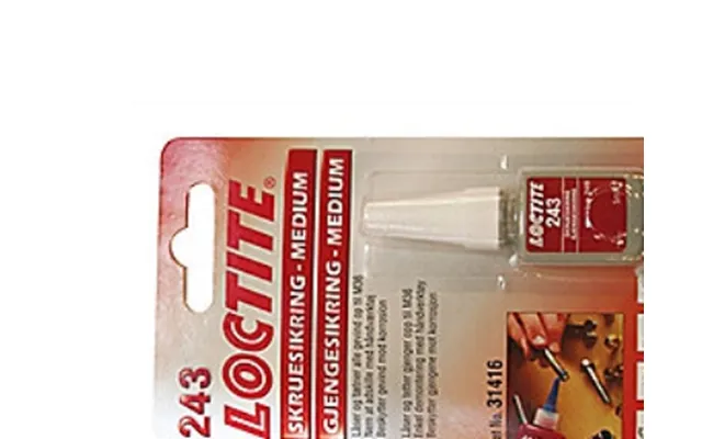 Skruesikring Loctite 243 Middel Styrke 5 Ml
