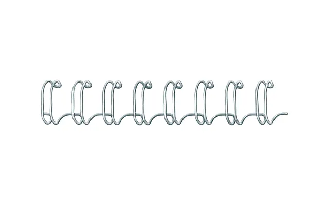 Spiralrygge Fellowes 3 1 Wire 8mm Sølv A4 100 Stk.
