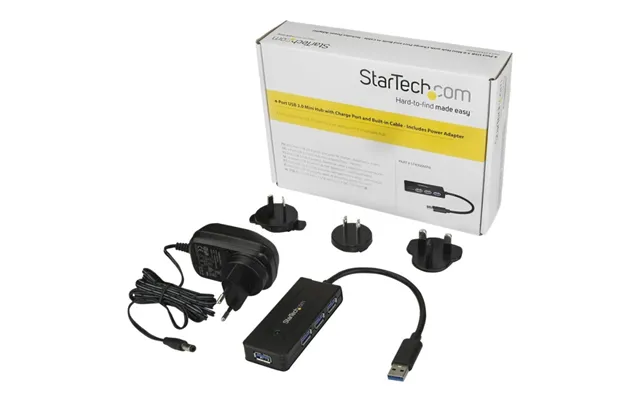 Startech 4 Port Usb 3.0 Hub Superspeed 5gbps With Fast Charge Portable Usb 3