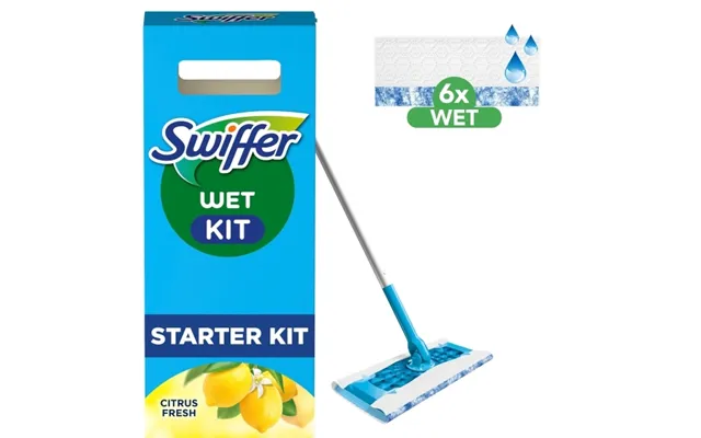 Startsæt 1 Rengøringsmoppe 6 Fugtige Mopper