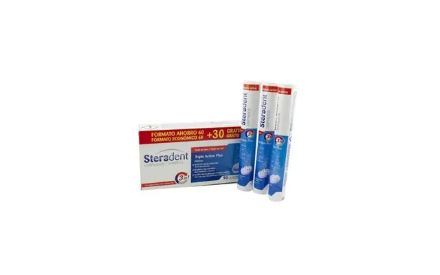 Steradent Triple Action Plus 60 30 Tablets