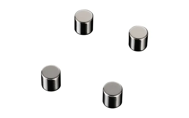 Super Stærke Magneter - Cylinder I Stål Ø1x1 Cm