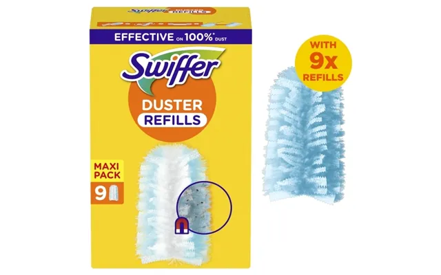 Swiffer Duster Refills Støvklude Mikrofiber - Med 9 Stk.