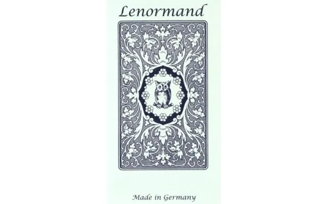 Tarotkort Mlle Lenormand Blue Owl Gb
