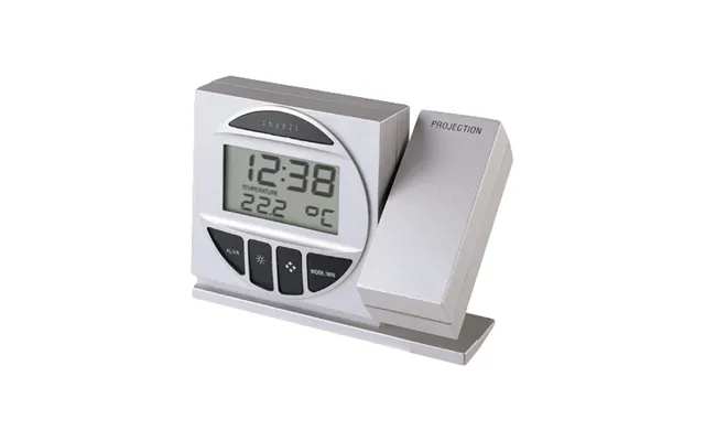 Technoline Radio Controlled Alarm Clock With Projection - Sølv