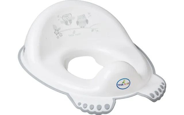 Tega Baby Toiletsædeindsats Skridsikker Ugle Hvid So-002-103