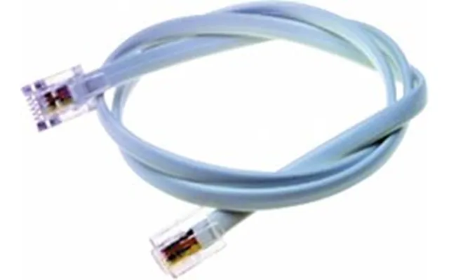 Telepatchkabel Hvid Rj11-rj11 10m