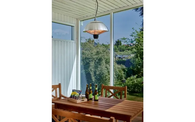 Terrassevarmer 1500w Lofthængt Hortus - Sølv 211-305