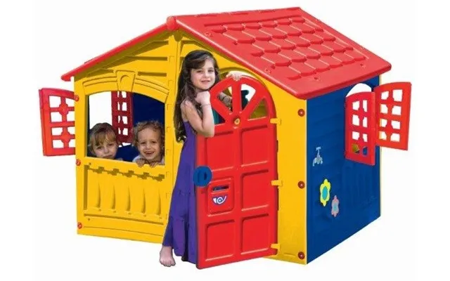 The House Of Fun Plast Legehus - Multi Farvet