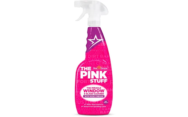 The Pink Stuff Glass Rose Vindues- Og Glasrens 750 Ml
