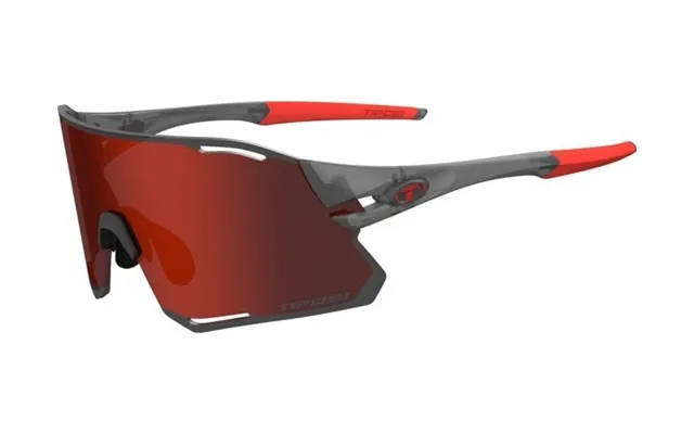 Tifosi Rail Race Clarion Satin Dampbriller 2 Glas Clarion Red 14,7% Lystransmission - 95,6% Clear Limited Edition Ny
