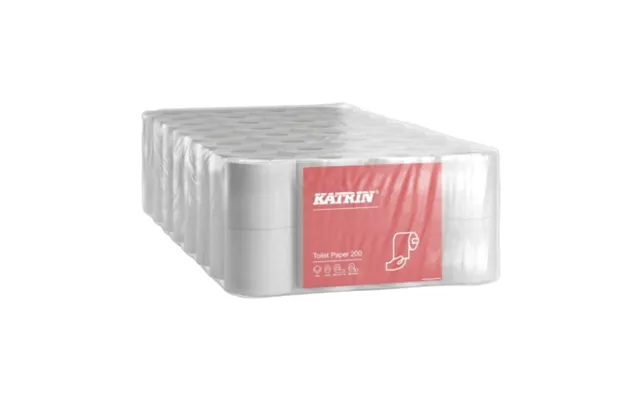 Toiletpapir Katrin Classic 200 2-lags Hvid 25m - 64 Ruller Pr