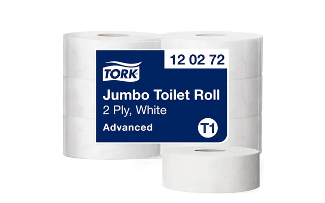 Toiletpapir Tork T1 Jumbo Advanced 2-lag 360m Hvid - 6 Ruller Pr