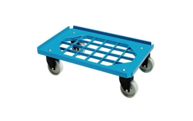 Tralle Mini Moove 60x40 Cm Med Gitterramme 4 Hjul Abs Pp Blå,5 Stk Krt
