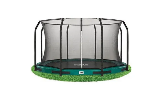 Trampolin Comfort Edition Ground Ø366 Cm - Sort Inkl. Sikkerhedsnet Salta 805-820