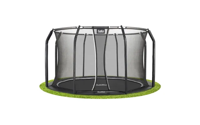 Trampolin Royal Baseground Ø427 Cm - Sort Inkl. Sikkerhedsnet Salta 805-803